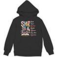 Women Bible Verse Christian Teacher God Says Back To School Women's Hoodie, novelty gifts, funny gifts