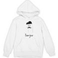 French Teacher Halloween Bonjour Ghost Women's Hoodie, novelty gifts, funny gifts