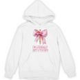 I'm Literally Just a Teacher Pencil Coquette Bow School Women's Hoodie, novelty gifts, funny gifts I'm Literally Just a Teacher Pencil Coquette Bow School Women's Hoodie, novelty gifts, funny gifts