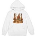 Librarian Turkey Reading Book Fall Thanksgiving Teacher Book Women's Hoodie, novelty gifts, funny gifts