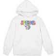 Retro Checkered Special Education Teacher Back To School Women's Hoodie, novelty gifts, funny gifts