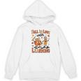 Retro Fall In Love With Learning Autumn Pumpkin Teacher Kids Women's Hoodie, novelty gifts, funny gifts