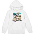 Retro Teaching Future Leaders Groovy Teacher Back To School Women's Hoodie, novelty gifts, funny gifts