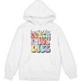 Soul Bleach Teacher Staff First Day Of School Last Hugs & High Fives Lunch Lady Vibes Blue Classic Fit Women's Hoodie, novelty gifts, funny gifts Soul Bleach Teacher Staff First Day Of School Last Hugs & High Fives Lunch Lady Vibes Blue Classic Fit Women's Hoodie, novelty gifts, funny gifts
