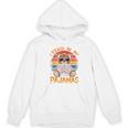 I Teach In My Pajamas Teacher Sunset Bear Retro Women's Hoodie, novelty gifts, funny gifts