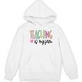 Teaching Is My Jam For Women Teacher Cute Teachers Outfit Women's Hoodie, novelty gifts, funny gifts Teaching Is My Jam For Women Teacher Cute Teachers Outfit Women's Hoodie, novelty gifts, funny gifts