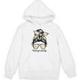 History Teacher Messy Bun Life Hair Glasses Women's Hoodie, novelty gifts, funny gifts History Teacher Messy Bun Life Hair Glasses Women's Hoodie, novelty gifts, funny gifts