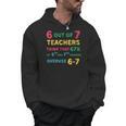 67 Teacher Middle School Teacher 6 7 Overuse 67 Men Hoodie, trending gift