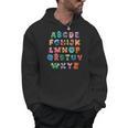ABC Cute Monster Alphabet Halloween Teacher Costume Kids Men Hoodie, trending gift ABC Cute Monster Alphabet Halloween Teacher Costume Kids Men Hoodie, trending gift
