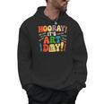 Back To School Hooray It's Art Day Art Teacher Artist Men Hoodie, trending gift