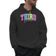 Back To School Neon Checkered Third Grade Colorful Teacher Men Hoodie, trending gift Back To School Neon Checkered Third Grade Colorful Teacher Men Hoodie, trending gift