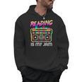 Back To School Retro Reading Is My Jam 80s Teacher Boombox Men Hoodie, trending gift