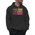Cute Math Teacher Peace Love Math Men Hoodie, trending gift