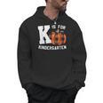 Fall Kindergarten Teacher K Is For Buffalo Plaid Pumpkin Men Hoodie, trending gift Fall Kindergarten Teacher K Is For Buffalo Plaid Pumpkin Men Hoodie, trending gift