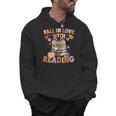 Fall In Love With Reading Halloween Stack Of Book Teacher Men Hoodie, trending gift