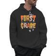 First Grade Dream Retro Team Fall Halloween Spooky Teachers Men Hoodie, First Grade Teacher Gifts, trending gift