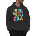 In My Glowing Teacher Era Groovy Colorful Bright Men Hoodie, Groovy Teacher Gifts, trending gift