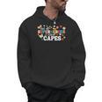 Hot All Superheroes Wear Capes Cute Teacher End Of School Men Hoodie, trending gift