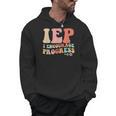 IEP I Encourage Progress Special Education Teacher Graphics Men Hoodie, trending gift