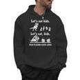 Let's Eat Kids Fun Dinosaurs Grammar Teacher Men Hoodie, trending gift
