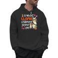 Llama Learning Teachers Students Alpaca Lover Back To School Men Hoodie, trending gift Llama Learning Teachers Students Alpaca Lover Back To School Men Hoodie, trending gift