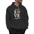 Love Leopard Print Teacher Cheetah School Inspire Teach Men Hoodie, trending gift