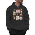 Merry And Bright Christmas Gingerbread Santa Book Teacher Men Hoodie, trending gift Merry And Bright Christmas Gingerbread Santa Book Teacher Men Hoodie, trending gift