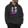 Nerdy Pythagoras Fighting Over C Squared Math Teacher Men Hoodie, trending gift