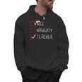 Nice Naughty Teacher Christmas List Instructor Santa Claus Men Women Men Hoodie, trending gift Nice Naughty Teacher Christmas List Instructor Santa Claus Men Women Men Hoodie, trending gift