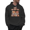 One Thankful Teacher Fall Leaves Thanksgiving Retro Men Hoodie, trending gift