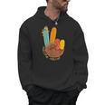 One Thankful Teacher Thanksgiving Turkey Peace Hand Sign Men Hoodie, trending gift One Thankful Teacher Thanksgiving Turkey Peace Hand Sign Men Hoodie, trending gift