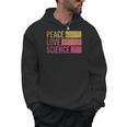 Peace Love Science Lovers Math Chemistry Teacher Men Hoodie, Science Teacher Gifts, trending gift