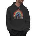 Pretty YOU MATTER Rainbow Positive Message Teachers Kids Men Hoodie, trending gift Pretty YOU MATTER Rainbow Positive Message Teachers Kids Men Hoodie, trending gift