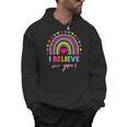 Rainbow I Believe In You Teacher Testing Day Men Hoodie, trending gift Rainbow I Believe In You Teacher Testing Day Men Hoodie, trending gift
