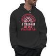 Rainbow Retro Homeschool Mom Teacher I Teach In My Pajamas Men Hoodie, Couple Gifts, trending gift