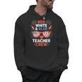 Red & Blue Teacher Crew Shirt 4th Of July Sunglasses Men Hoodie, trending gift