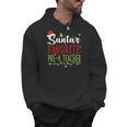 Santa's Favorite Pre-K Teacher Christmas Santa Hat Lights For Men Women Kids Men Hoodie, trending gift