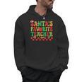 Santas Favorite Teacher Retro Groovy Christmas Xmas Women Men Hoodie, Groovy Teacher Gifts, trending gift