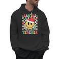 Santas Favorite Teacher Retro Groovy Smile Face Christmas Men Hoodie, Groovy Teacher Gifts, trending gift Santas Favorite Teacher Retro Groovy Smile Face Christmas Men Hoodie, Groovy Teacher Gifts, trending gift