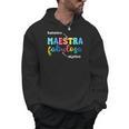 Sustantivo Maestra Fabulosa Adjetivo Spanish Teacher Men Hoodie, trending gift