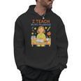 I Teach In My Pajamas Crayon Home School Teacher PJs Men Hoodie, trending gift