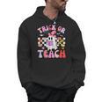 Trick Or Teach Halloween Teacher Floral Ghost Groovy Men Hoodie, Groovy Teacher Gifts, trending gift Trick Or Teach Halloween Teacher Floral Ghost Groovy Men Hoodie, Groovy Teacher Gifts, trending gift