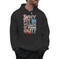 Why Fit In Doctor Teacher Cat In Hat Cool Autism Awareness Men Women Kids Men Hoodie, trending gift
