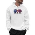 American Flag Teach Love Freedom Preschool Teacher 4th July Men Hoodie, trending gift