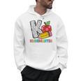 K Is For Kindergarten Teacher Pencil Apple Back To School Men Hoodie, trending gift K Is For Kindergarten Teacher Pencil Apple Back To School Men Hoodie, trending gift