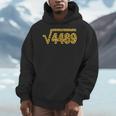 6 7 Leopard Pattern Meme Square Root 4489 Slang Math Teacher Men Hoodie, funny design