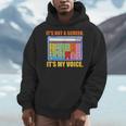 AAC Awareness AAC Teacher It's Not A Screen It's My Voice Men Women Men Hoodie, funny design