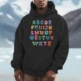 ABC Cute Monster Alphabet Halloween Teacher Costume Kids Men Hoodie, funny design ABC Cute Monster Alphabet Halloween Teacher Costume Kids Men Hoodie, funny design