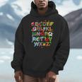 ABCs Learning Kindergarten Teacher Christmas Lights Alphabet For Men Women Kids Men Hoodie, funny design