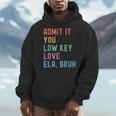 Admit It You Low Key Love ELA Bruh English Teacher Men Hoodie, English Teacher Gifts, funny design